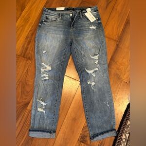 NWT Judy Blue Boyfriend Jeans